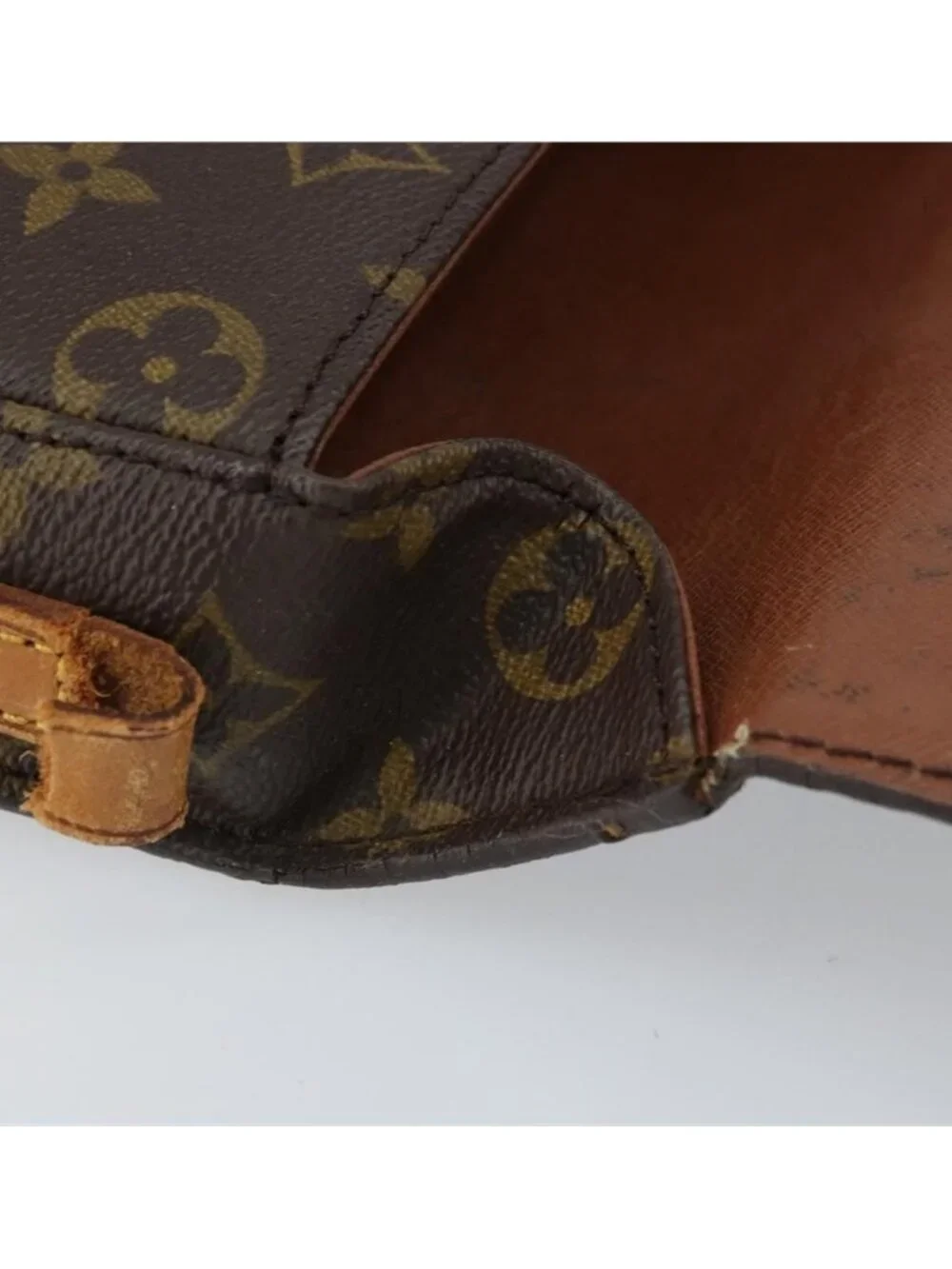 Authentic LOUIS VUITTON Monogram Saint Cloud MM Shoulder Bag M51243 LV - Picture 10 of 16